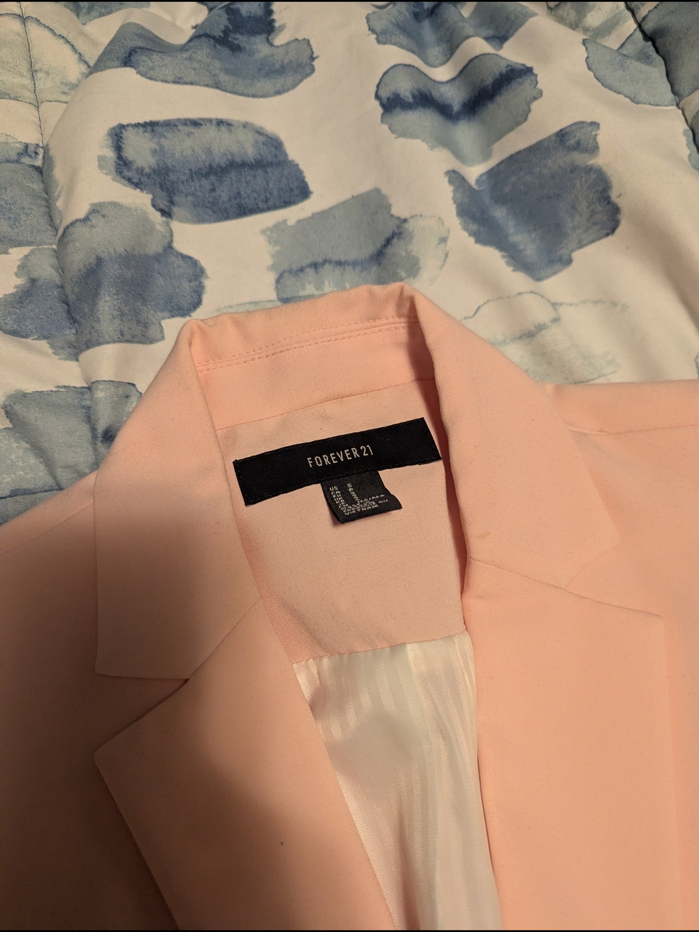 Vintage Forever 21 Pastel Pink Blazer Jacket